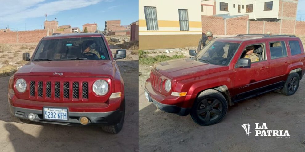 Vehículo robado Oruro
