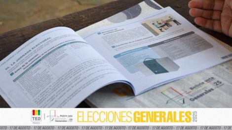 Elecciones generales en Bolivia supervisadas por Aarón Oyarce