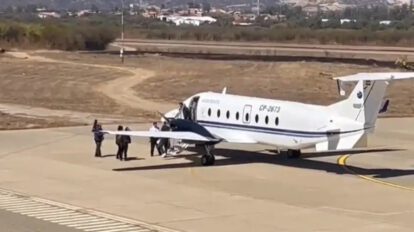 Tuto Quiroga aterriza en Tarija