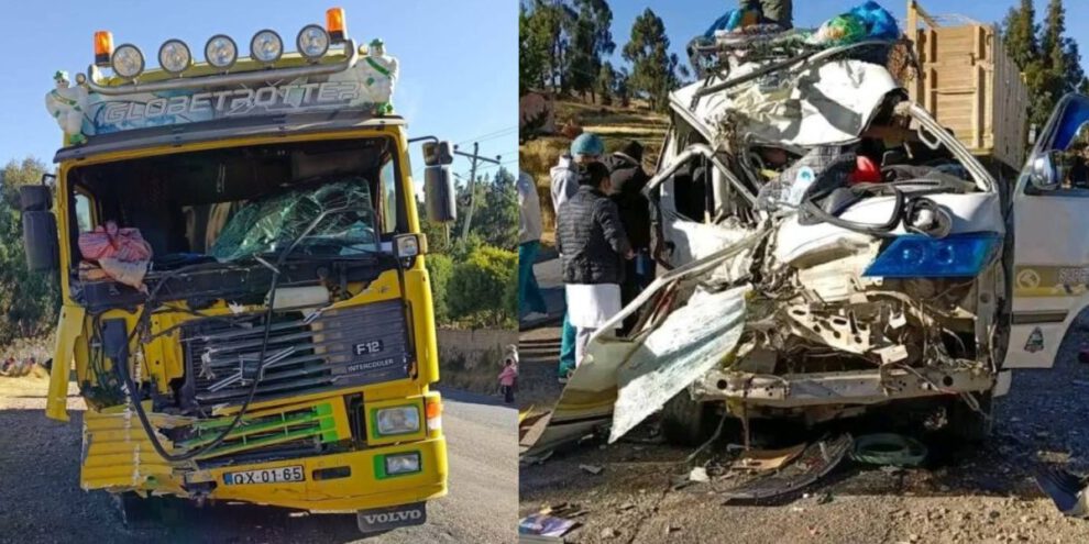 Accidente en la carretera Escoma - Puerto Acosta