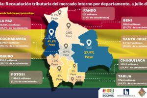 Recaudación tributaria en Bolivia