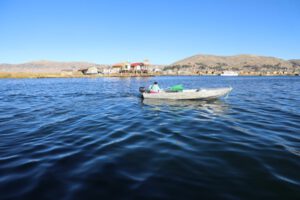 Feriado por el Bicentenario en el lago Titicaca