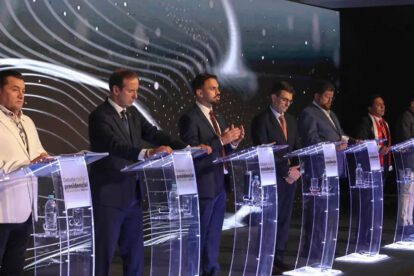 suspensión del debate presidencial por ausencia de candidatos