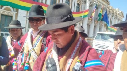 Campesinos Túpac Katari rompen alianza con Andrónico Rodríguez