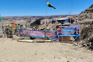 bloqueo del relleno sanitario Sak’a Churu