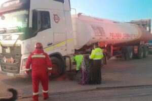 Hombre atropellado en Oruro