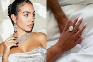 Anillo de compromiso de Georgina Rodríguez