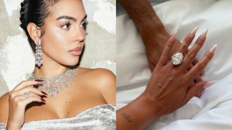 Anillo de compromiso de Georgina Rodríguez