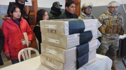 Maletas electorales con resguardo y monitoreo satelital