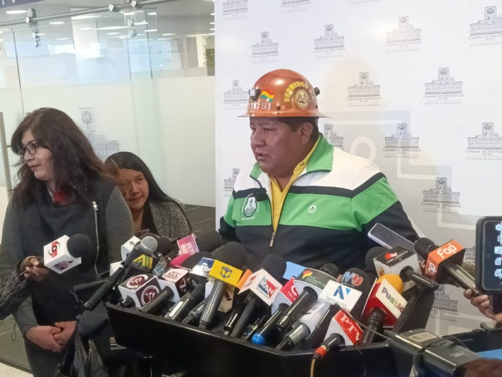 Senador Hilarión Mamani rechaza contratos de litio