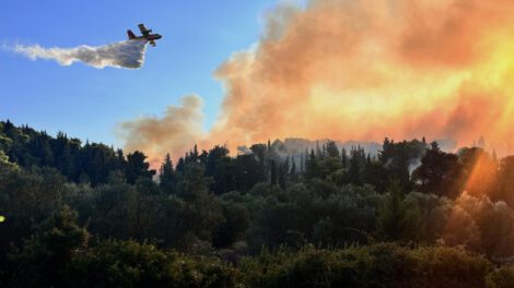 Incendios en Grecia: más de 4.800 bomberos luchan contra las llamas