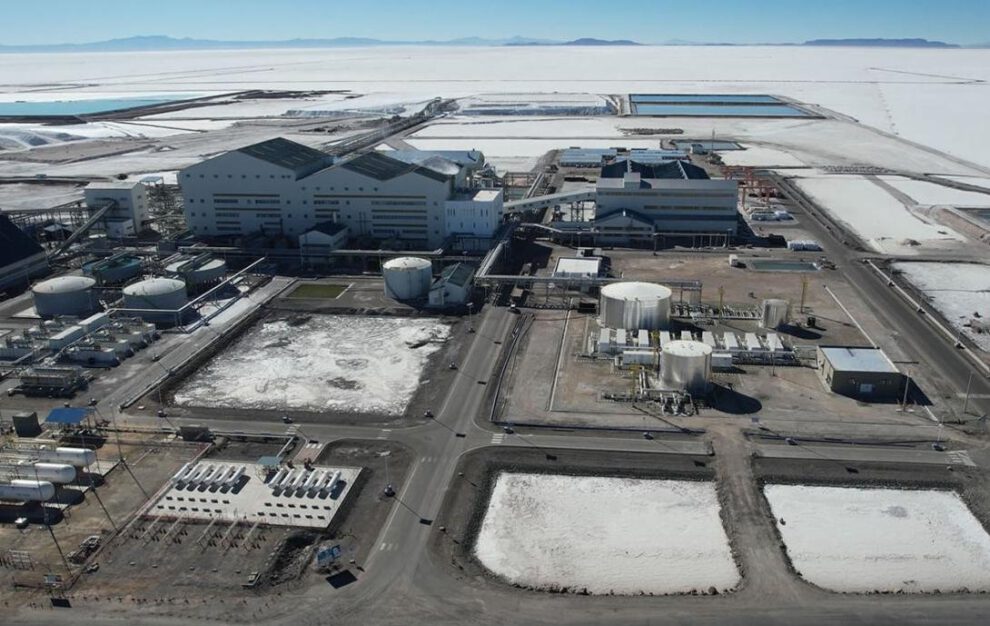 Proceso de industrialización del litio en el Salar de Uyuni