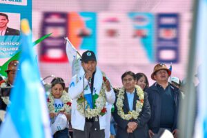 Andrónico Rodríguez cierre de campaña en El Alto