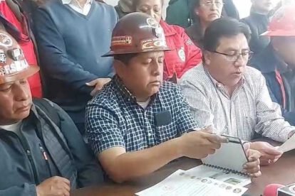 COB elecciones y pronunciamiento de Huarachi