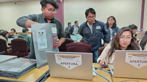 Simulacro de cómputo oficial para las Elecciones Generales 2025