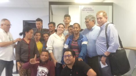 Acción de Libertad cubanos en Bolivia