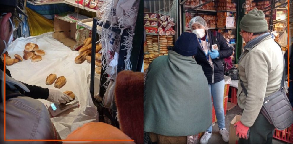 Operativo en La Paz verifica peso del pan hecho con harina subvencionada