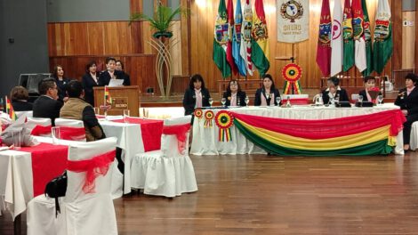 Mesa Redonda Panamericana de Oruro premió a líderes y entidades con medalla al mérito