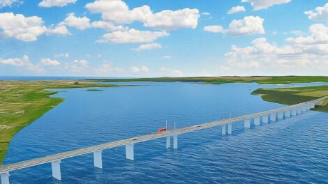 acceso carretero al puente binacional entre Bolivia y Brasil