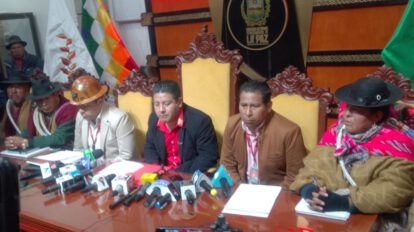 Auto de Buen Gobierno en La Paz para asegurar elecciones generales