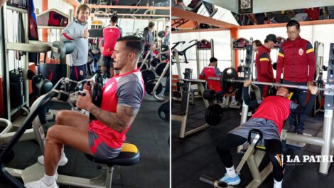 CDT Real Oruro en entrenamientos físicos intensos