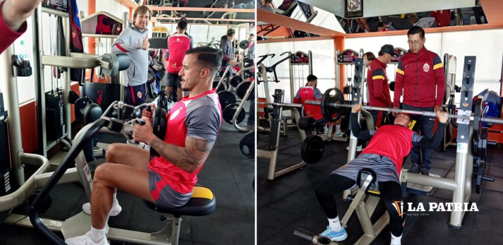 CDT Real Oruro en entrenamientos físicos intensos
