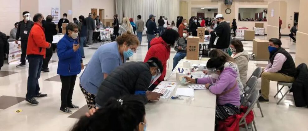 Votación en el exterior en las elecciones de 2020