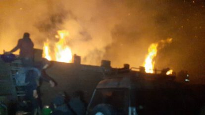 Incendio en Oruro