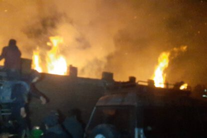 Incendio en Oruro