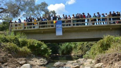 Puente Agua Clara mejora transporte en Pampa Grande