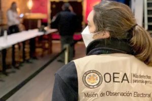 Observadores electorales de la OEA en el país