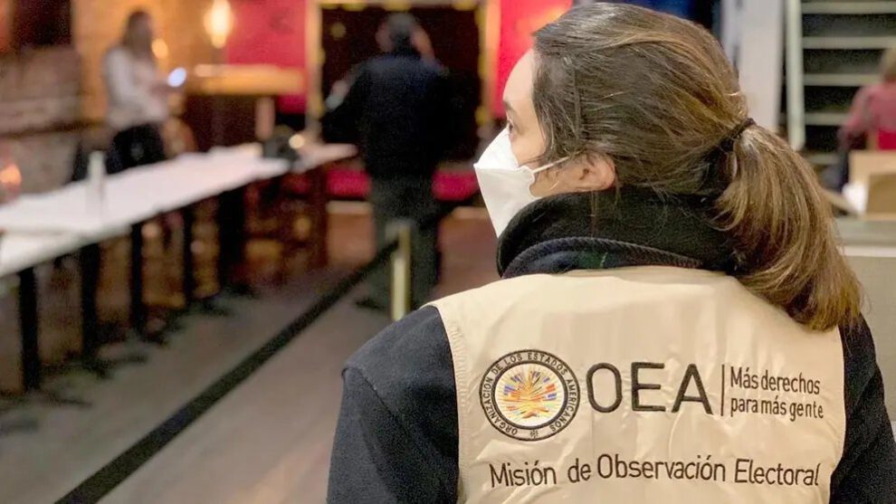 Observadores electorales de la OEA en el país