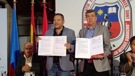 Convenio de cooperación académica entre el Ministerio de Hidrocarburos y la Universidad Autónoma Juan Misael Saracho