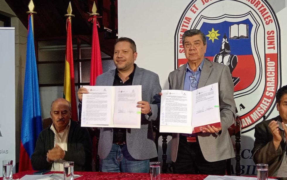 Convenio de cooperación académica entre el Ministerio de Hidrocarburos y la Universidad Autónoma Juan Misael Saracho