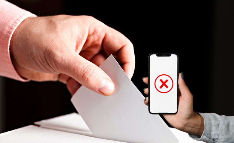 TSE insta a votar sin teléfono móvil