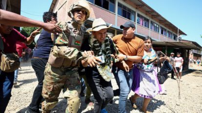 Andrónico Rodríguez fue agredido tras emitir su voto