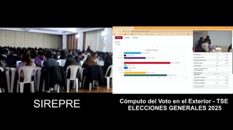 Cómputo de votos en el exterior por el TSE