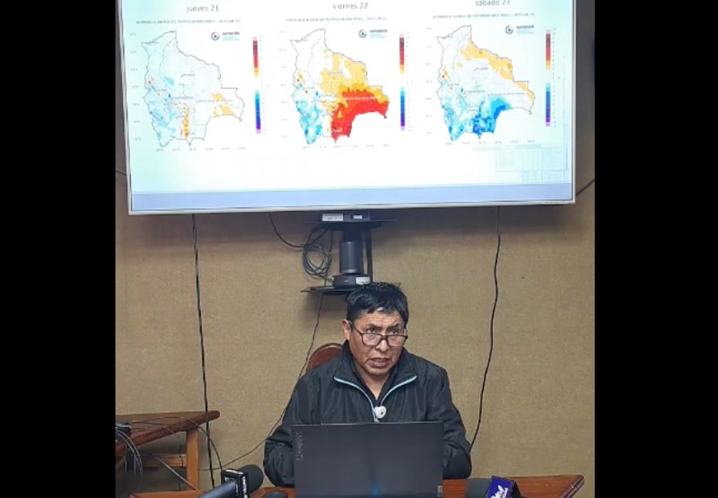 bajas temperaturas en Bolivia