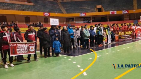 campeonato oficial de futsal en Oruro