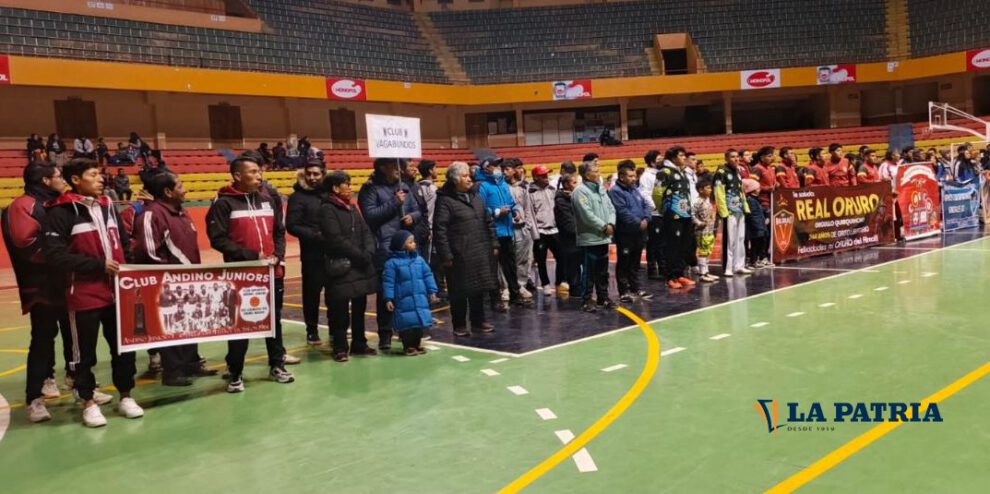 campeonato oficial de futsal en Oruro