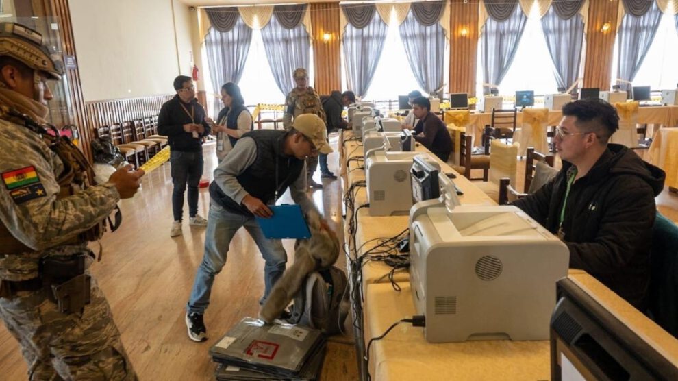 Cómputo de actas La Paz alcanza el 51%