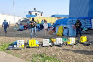 Operativo en Bermejo desmantela un cargamento de cocaína