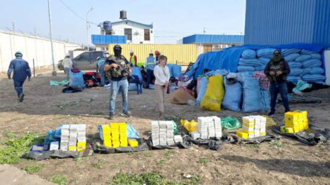 Operativo en Bermejo desmantela un cargamento de cocaína