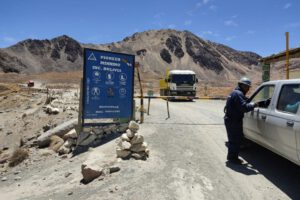 conflicto en la mina Andacaba en Potosí