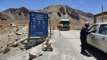 conflicto en la mina Andacaba en Potosí