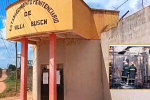 Incendio en la cárcel de Villa Busch afecta a 370 internos