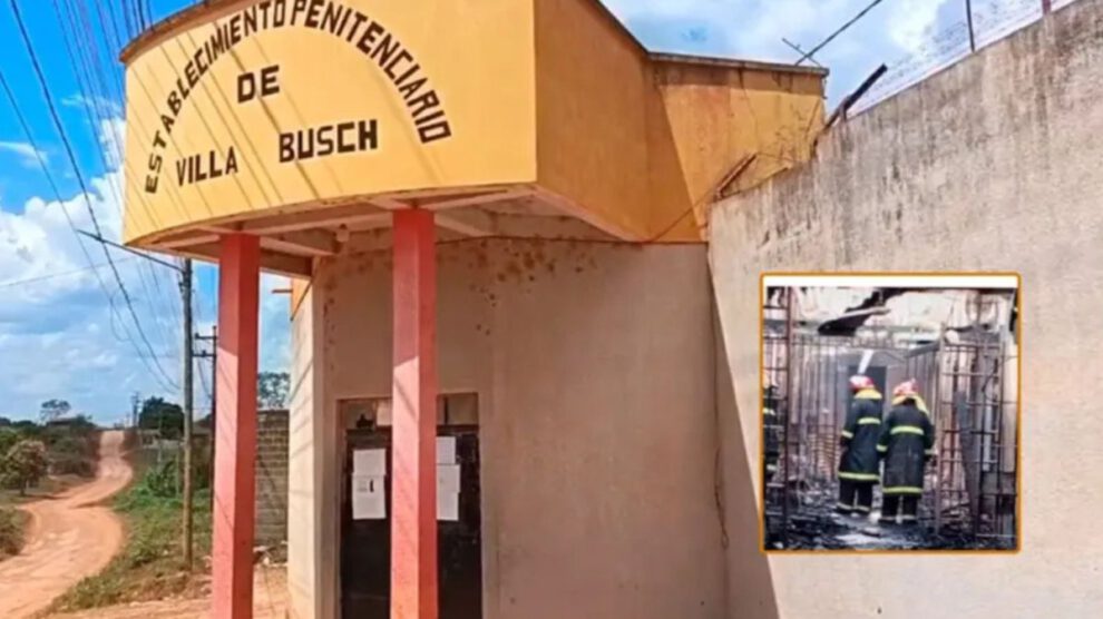 Incendio en la cárcel de Villa Busch afecta a 370 internos