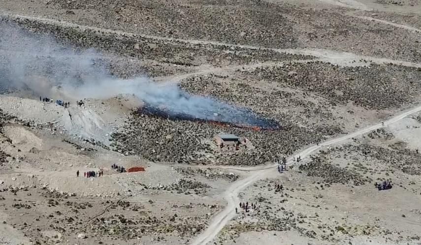 Avasallamiento de operaciones mineras en la Reserva – Tres Amigos