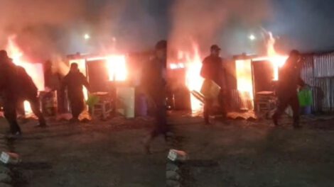 Incendio en penal de San Miguel de Uncía