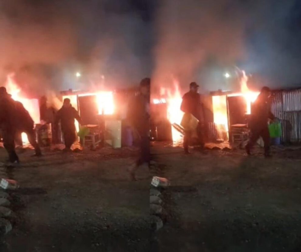 Incendio en penal de San Miguel de Uncía